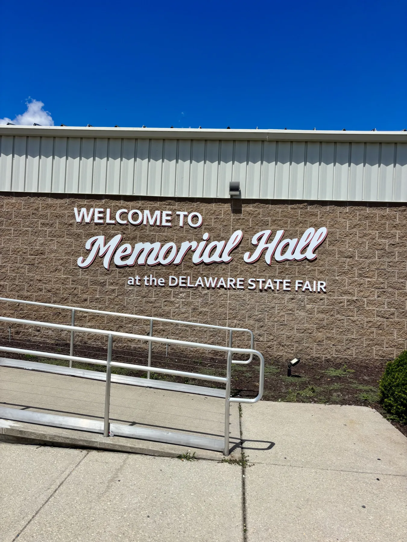 Memorial Hall at the Delaware State Fair