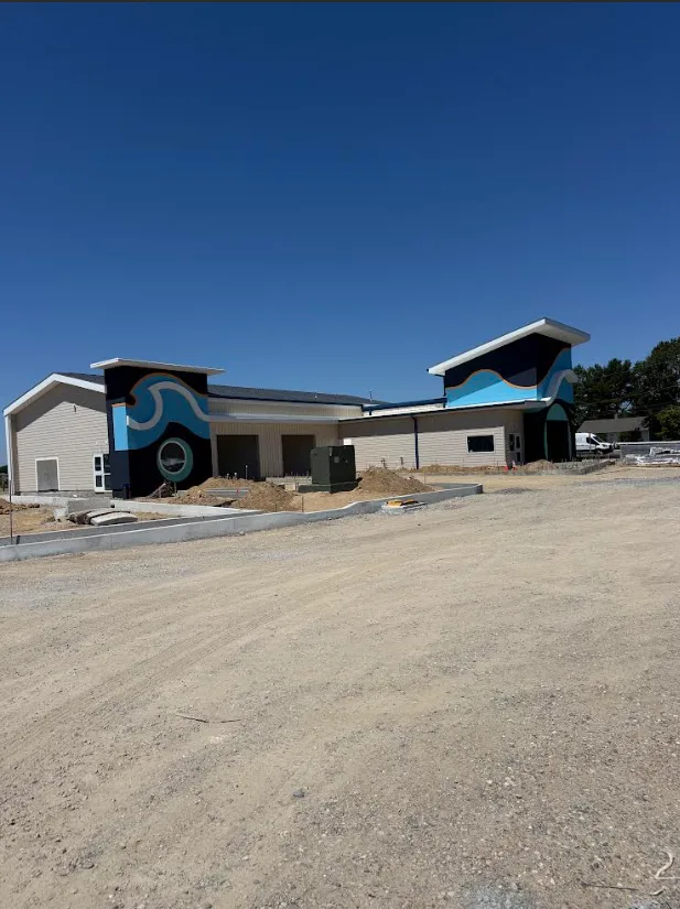 Waves Carwash exterior for Collins Mechanical project